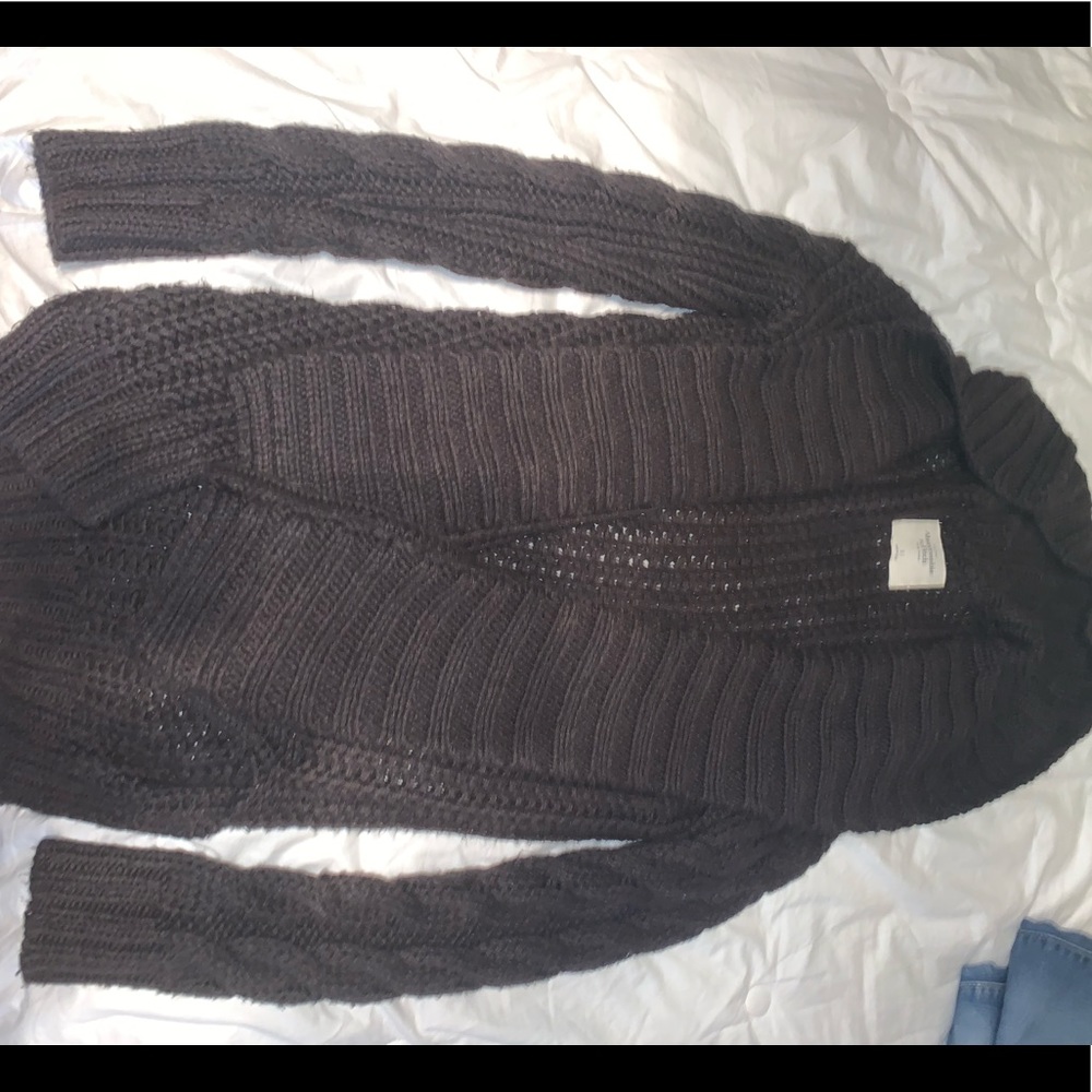 Abercrombie & Fitch - Long brown cardigan